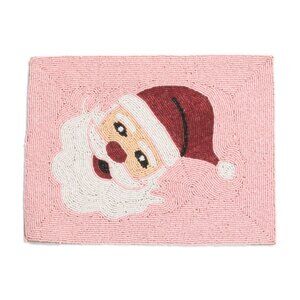 TIRAMISU Pinkmas Santa Beaded Placemat